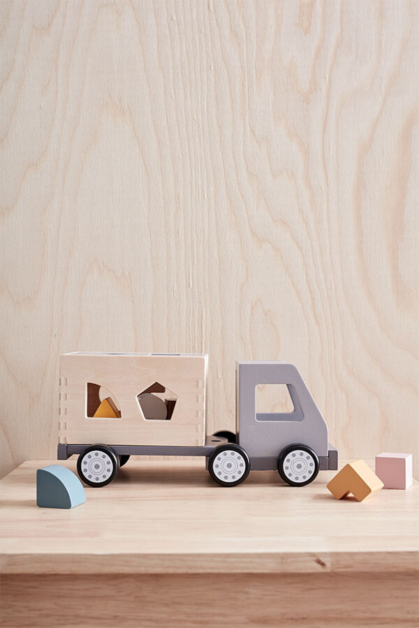Mašīna ar škirošanas kasti - Kids concept - Sorter truck AIDEN