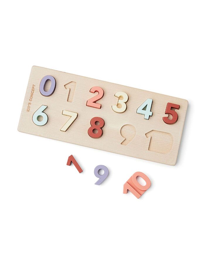 Koka ciparu puzle - Kids concept - Number puzzle 1-10