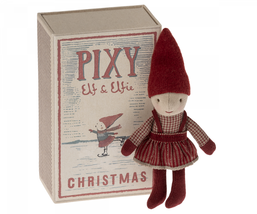 Pixie meitene elfs - Maileg - Pixy Elfie in matchbox