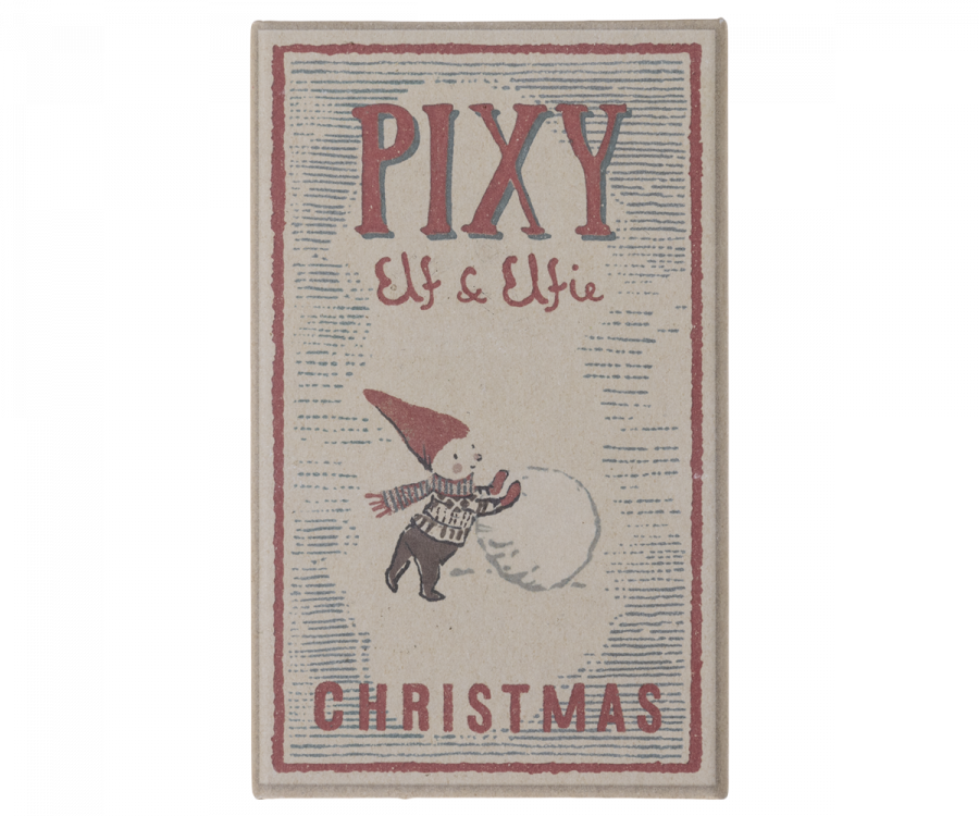 Ziemassvētku elfs - Maileg - Pixy Elf in matchbox