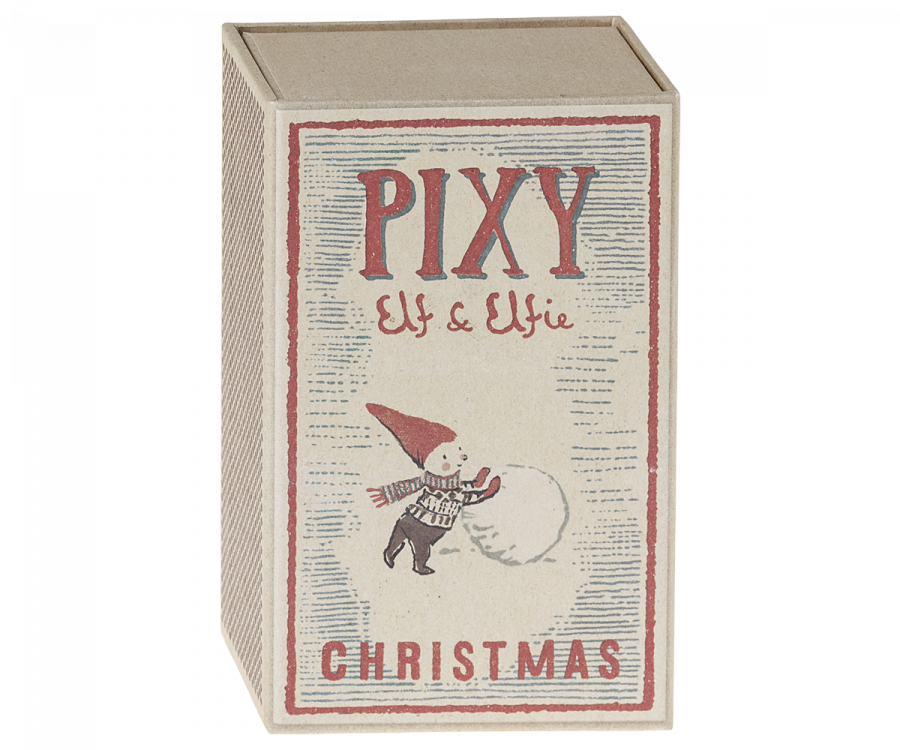 Ziemassvētku elfs - Maileg - Pixy Elf in matchbox