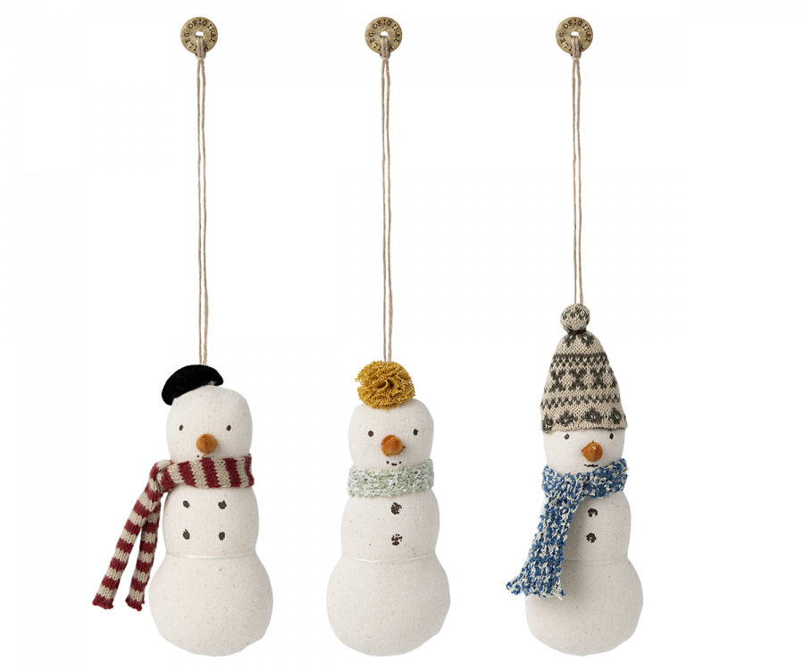 Ziemassvētku rotājums - Maileg - Snowman ornament