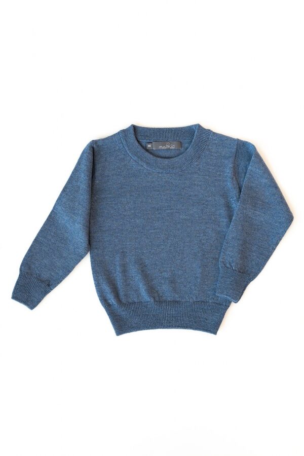 Merino vilnas džemperis - Maimai - Tumši zils 