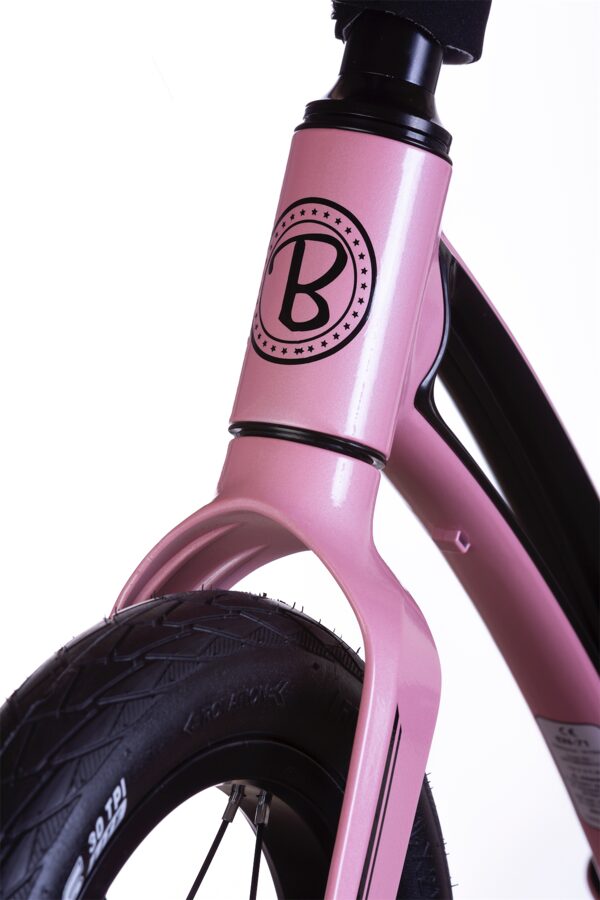 Bungi Bungi 12" līdzsvara ritenis rozā krāsā