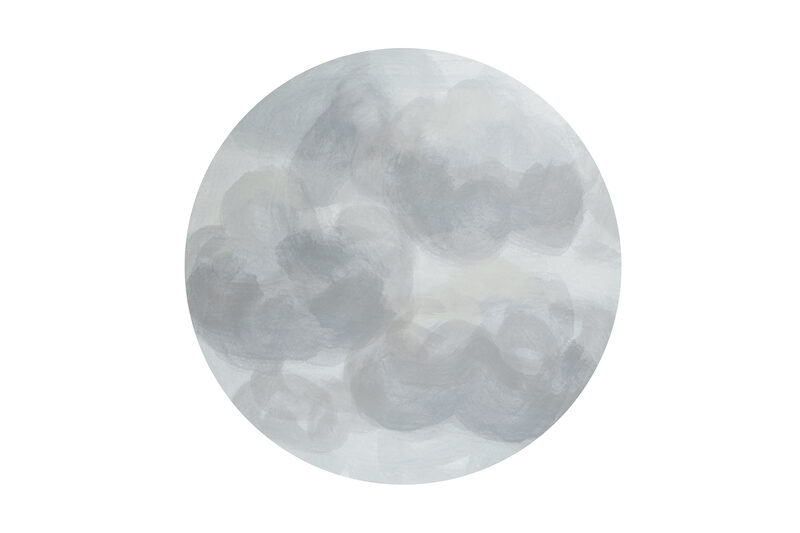 Apaļš mitrumiztirīgs paklājs - Toddlekind - Ammil Clouds