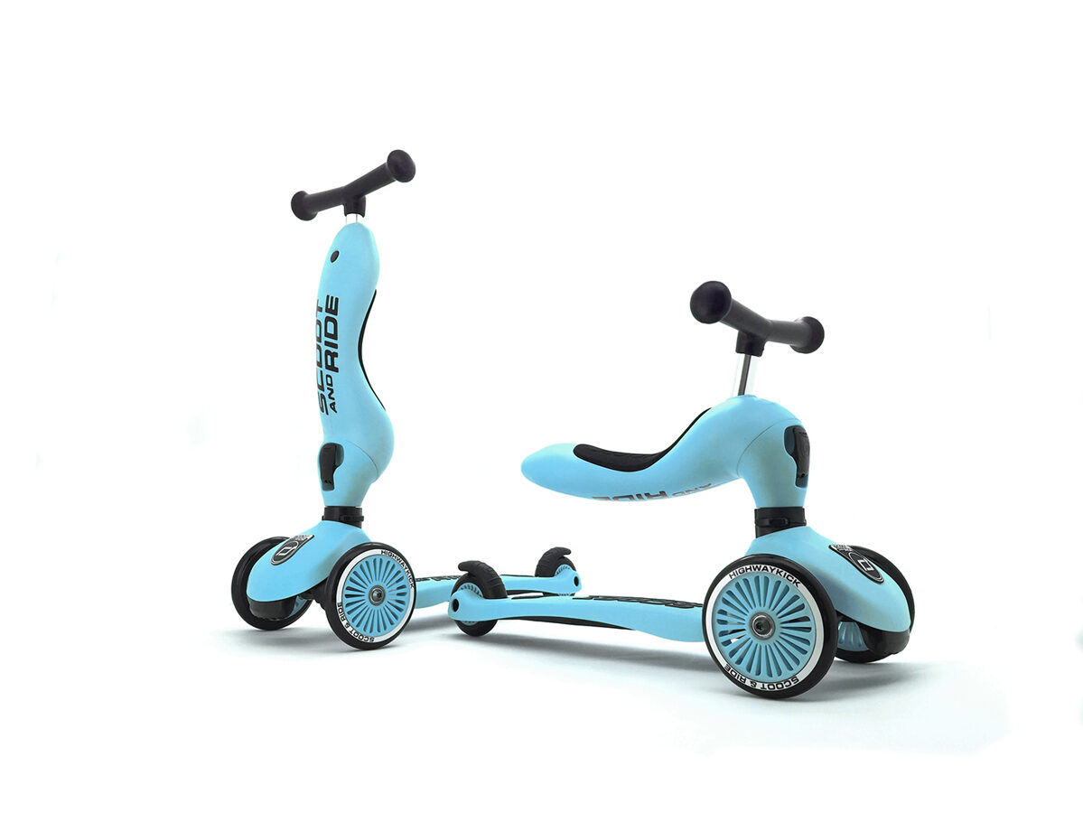 Scoot and Ride - Highway kick 2 in 1 melleņu [Blueberry]