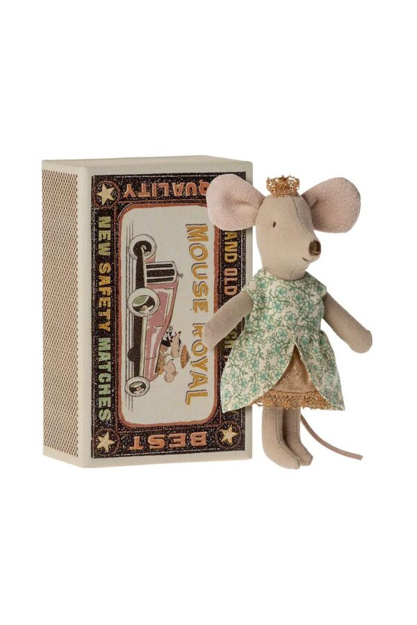 Pele princese - Maileg - PRINCESS MOUSE, LITTLE SISTER IN MATCHBOX