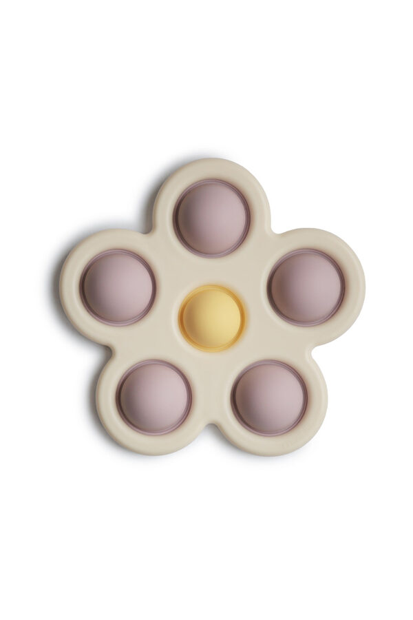 Rotaļlieta - Mushie - Zieda pop-it Soft Lilac