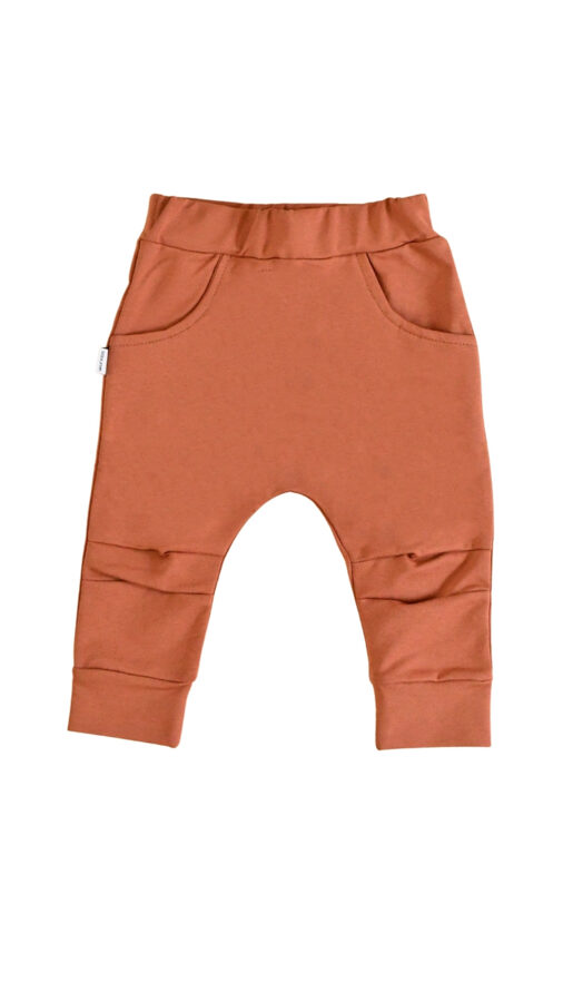 Pants with pockets - Rust