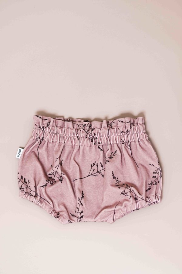 Bloomer shorts - Weed grass / Dark pink