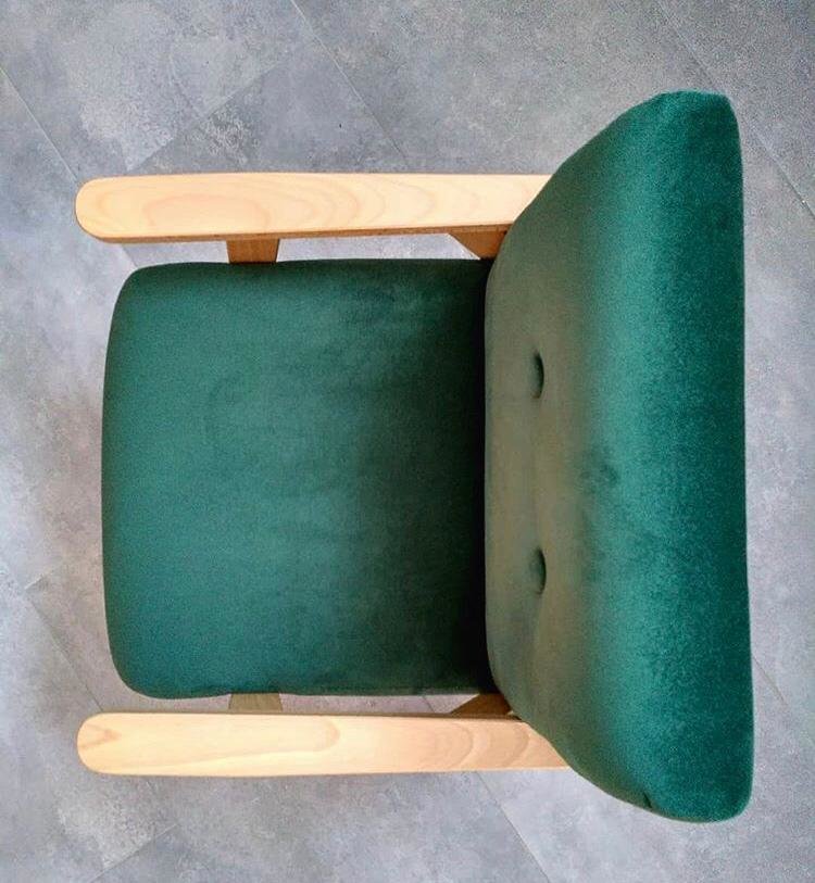 Bērnu klubkrēsls - Zaļš