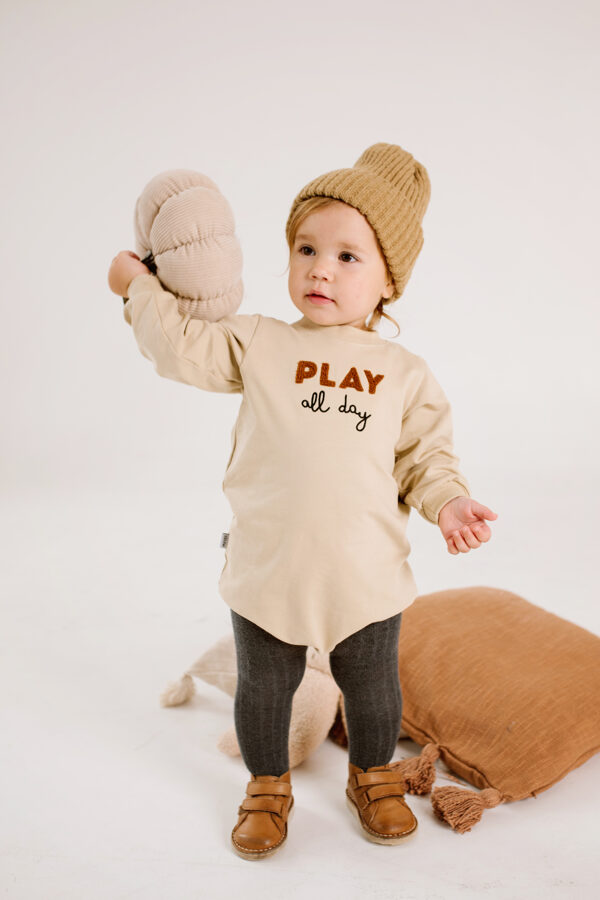 Warm romper - Play all day / Sand