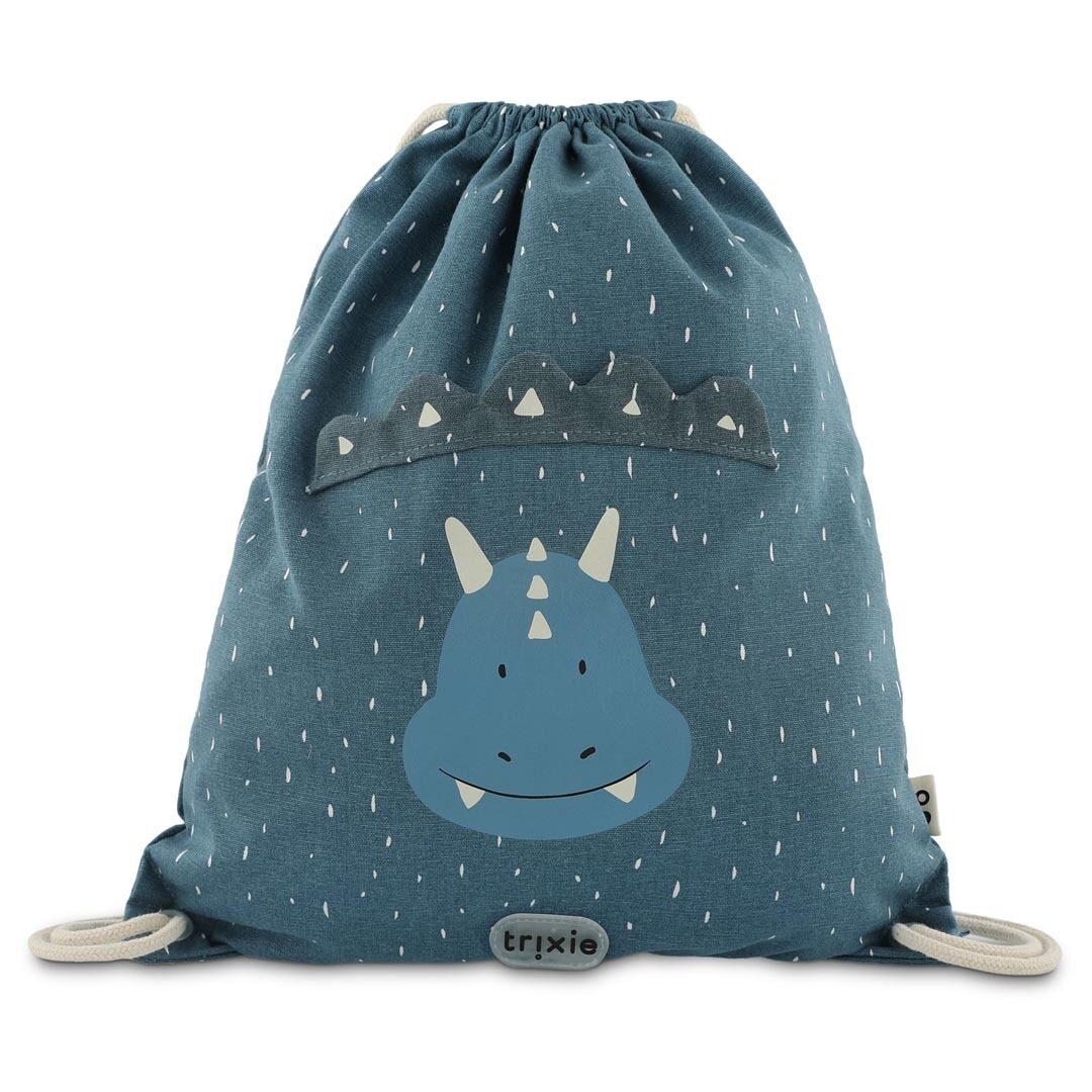 Mr. Triceratops drawstring bag - gym & swimming bag (40x34 cm)