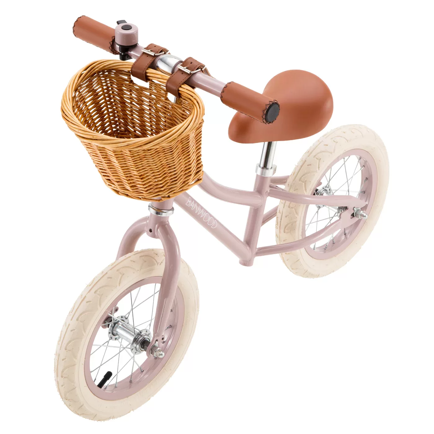 Banwood First Go Dusty Pink Balance Bike – 12 Inch Bike for Kids