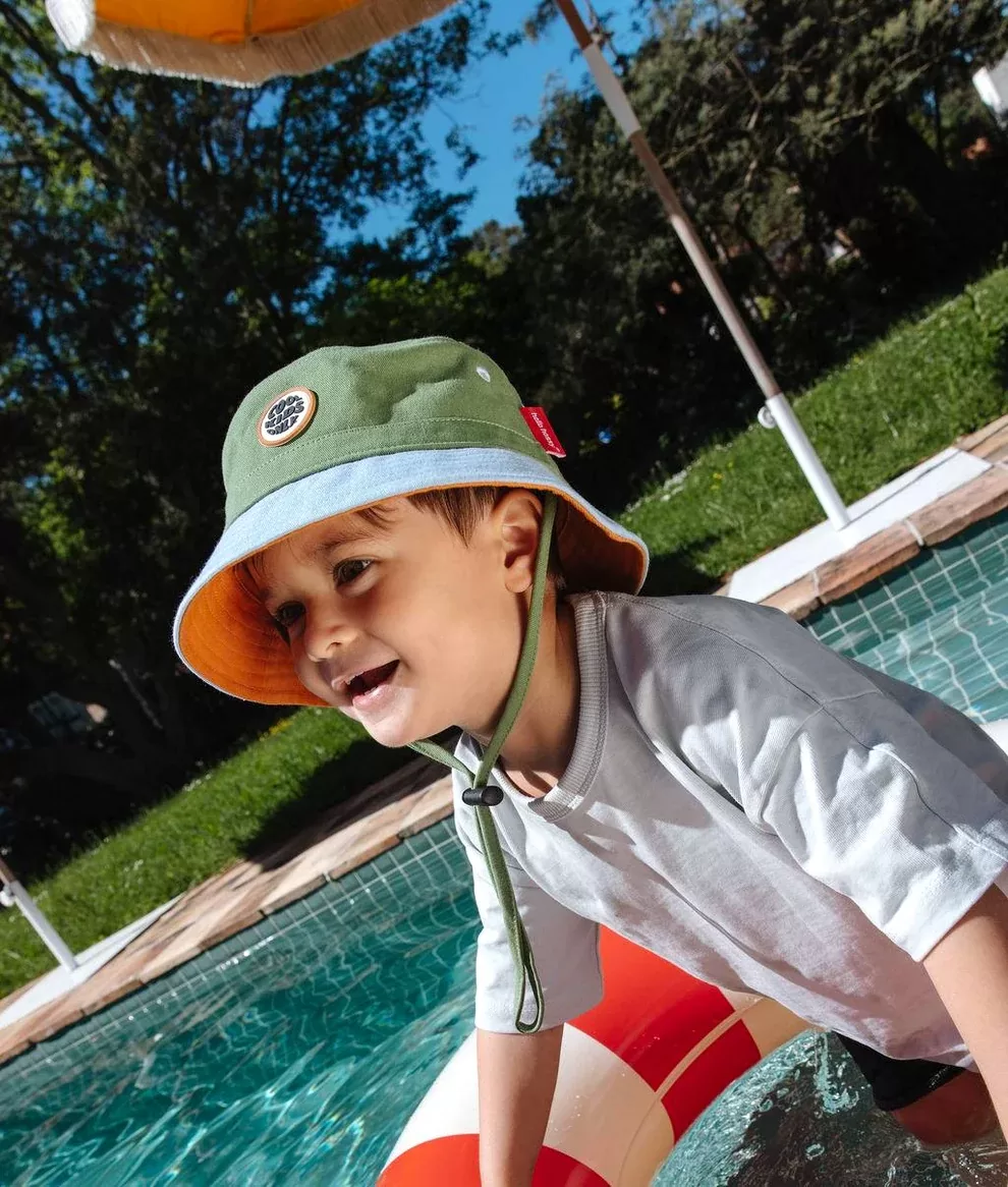 Kids Bucket Hat Bob Mini Leaf | Hello Hossy | WUF Kids