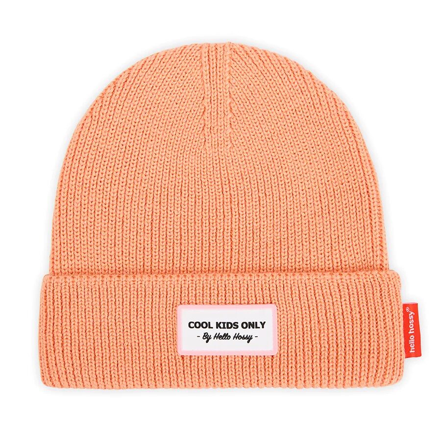 Beanie cepure ar vilnu - Hello Hossy - Pop Apricot hat 