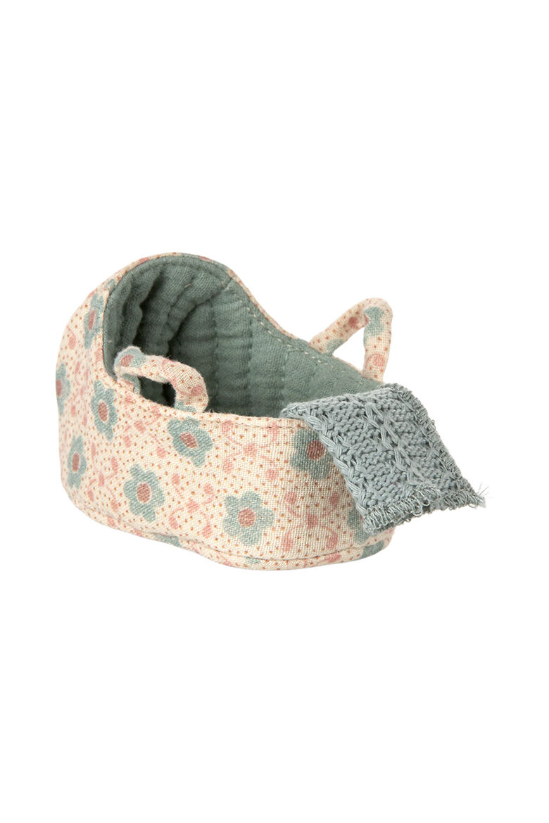 Pārnēsājamā Gultiņa Peļu Mazulim - Blue | Maileg 11-5411-00