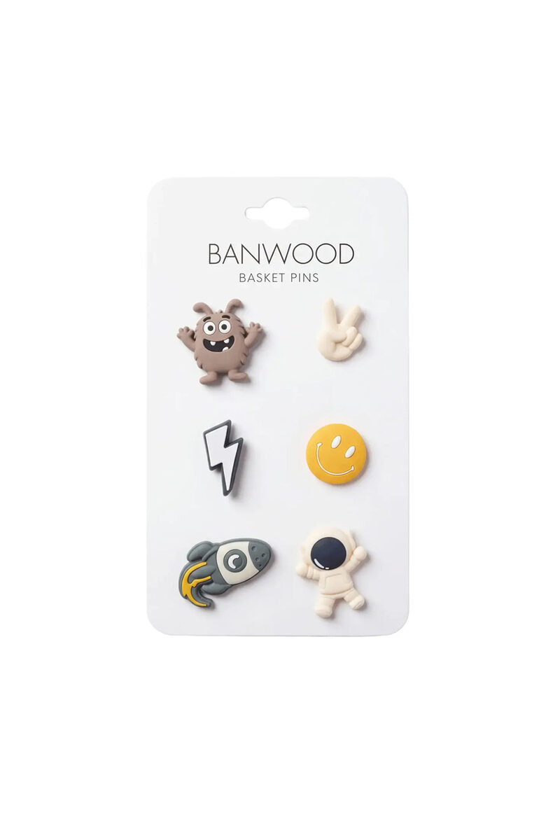 Groziņa Piespraudes - Banwood - Space