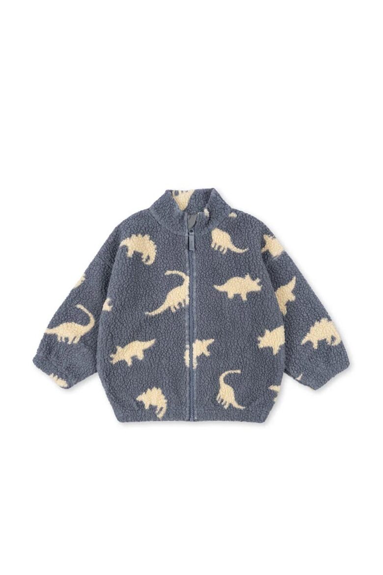 Jody Fleece Jacket for Kids - Dino Mist - Konges Slojd