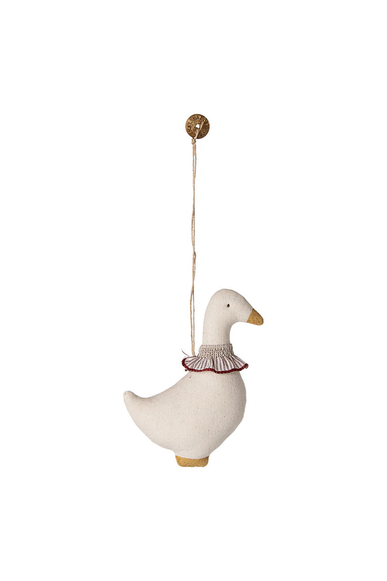 Fabric Ornament - Goose with Red Scarf | Maileg