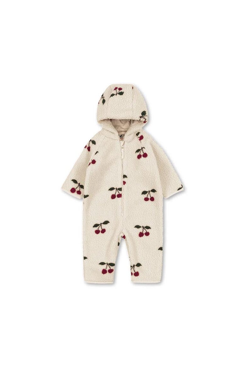 Jody Fleece Onesie - Ma Grande Cerise - Konges Slojd