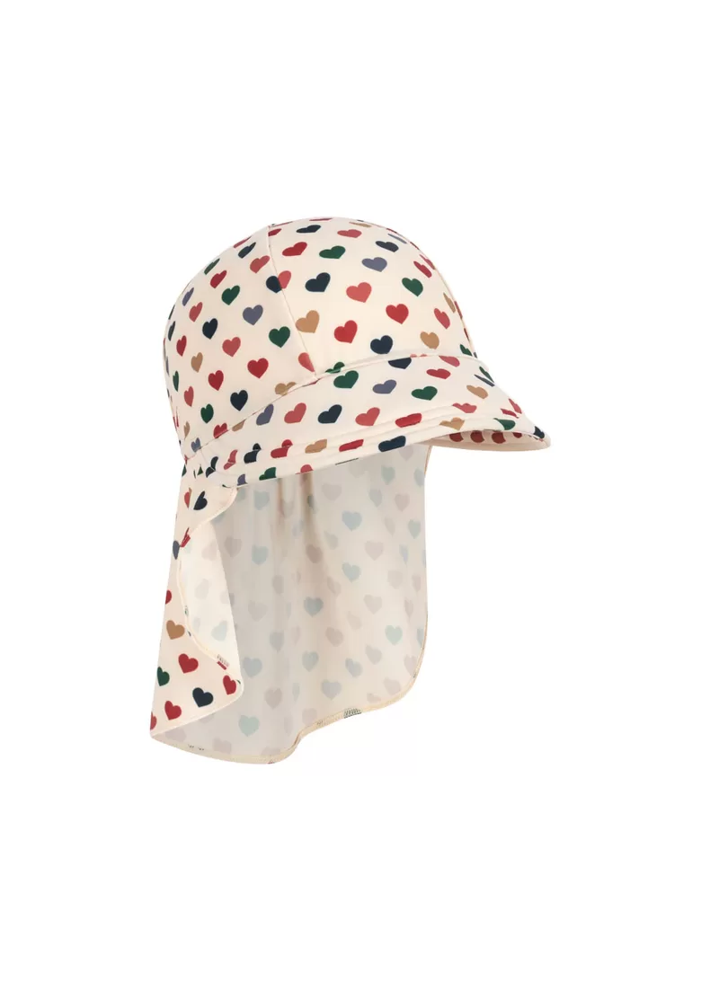 Sun Hat Manuca Frill - Bon Coeur Coloré | Konges Sløjd KS102512