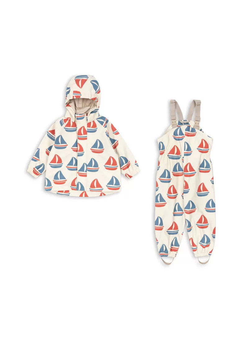 Rainy Palme Rain Set - Ahoy | Konges Slojd KS105049