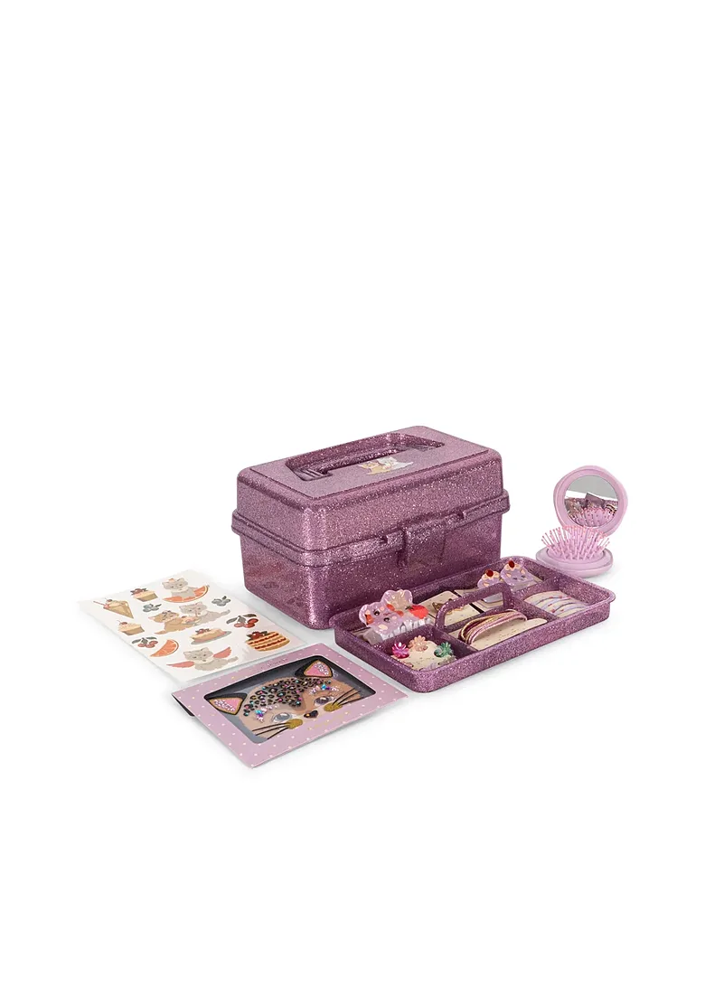Glam Me Up Suitcase Beauty Set - Amour Pink | Konges Slojd KS105404