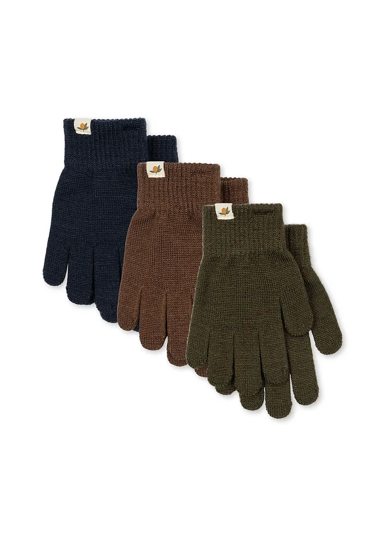3 Pack Filla Gloves - Konges Slojd - Forest Mix KS105674
