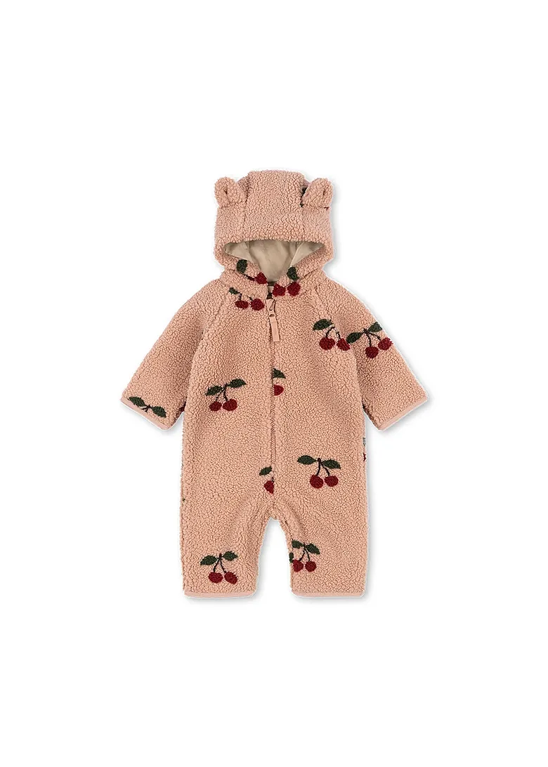 Jody Teddy Flīsa Kombinezons bērniem - Ma Grande Cerise Blush | Konges Slojd KS105721