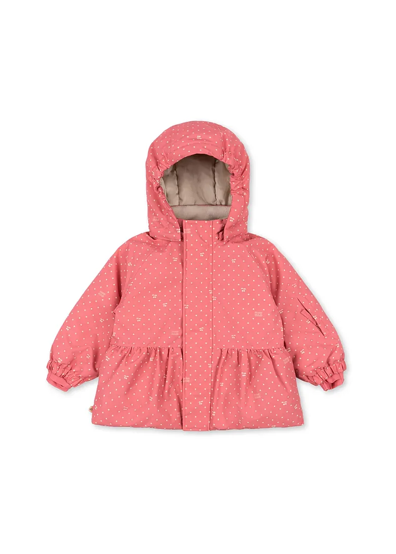 Functional Jacket Mismou Frill - Cherry Berry Dot | Konges Slojd KS105741