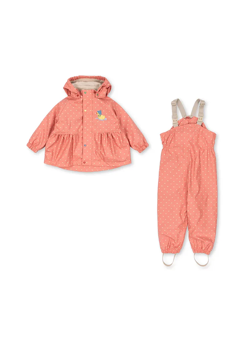 Bērnu Lietus Tērps Rainy Palme Duckling - Coeur Feathers | Konges Slojd KS105760