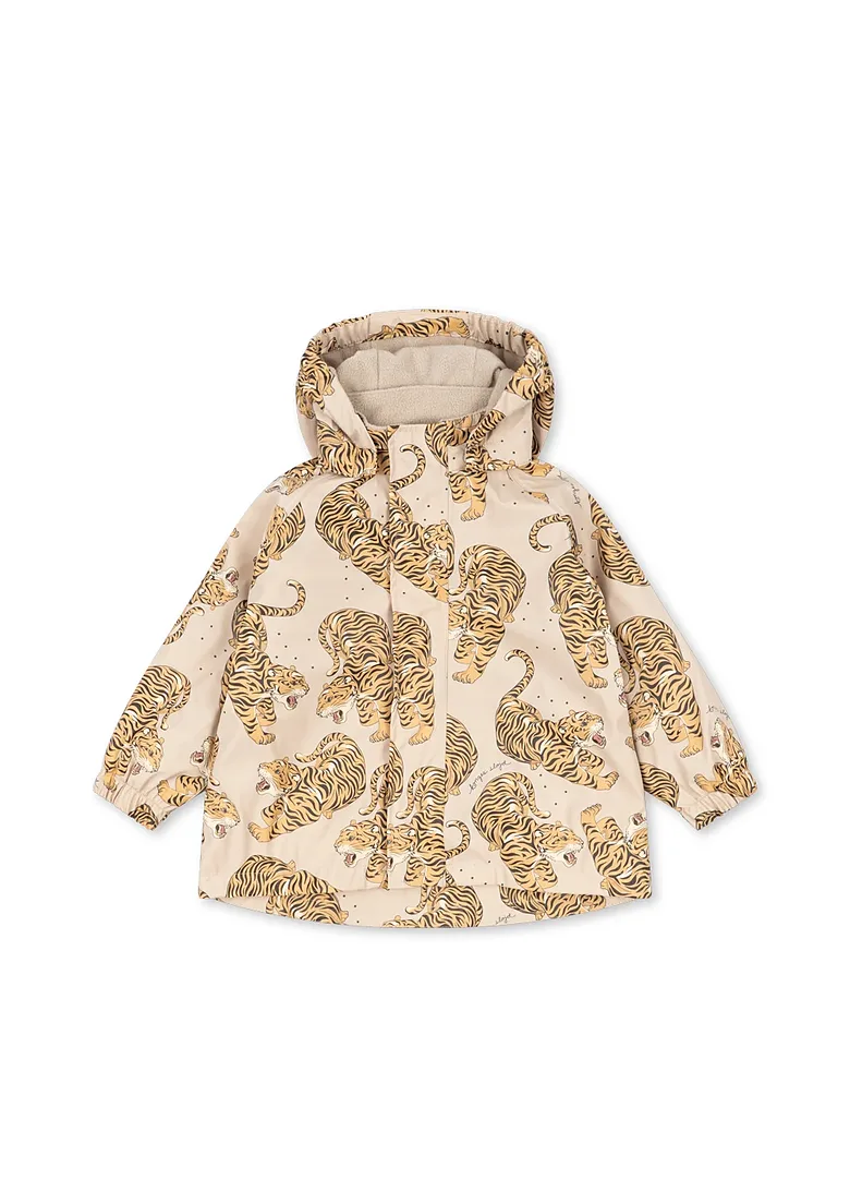 Kids Rainy Palme Rain Jacket - Panthera Beige | Konges Slojd KS105761