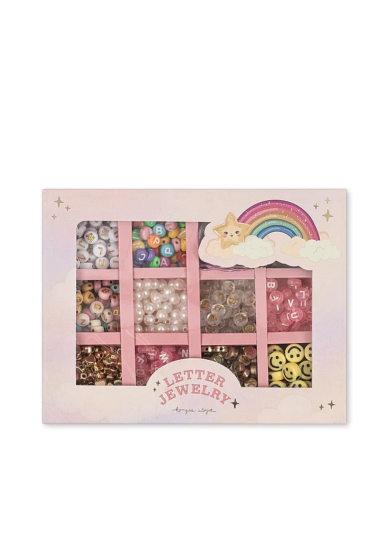 ABC Jewelry Set DIY Kit - Multi | Konges Slojd KS106360