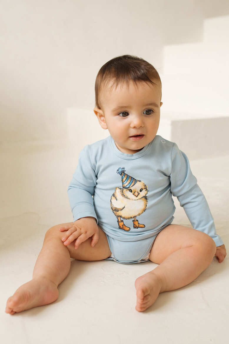 Mazuļu Body - Cālītis / Gaiši Zils