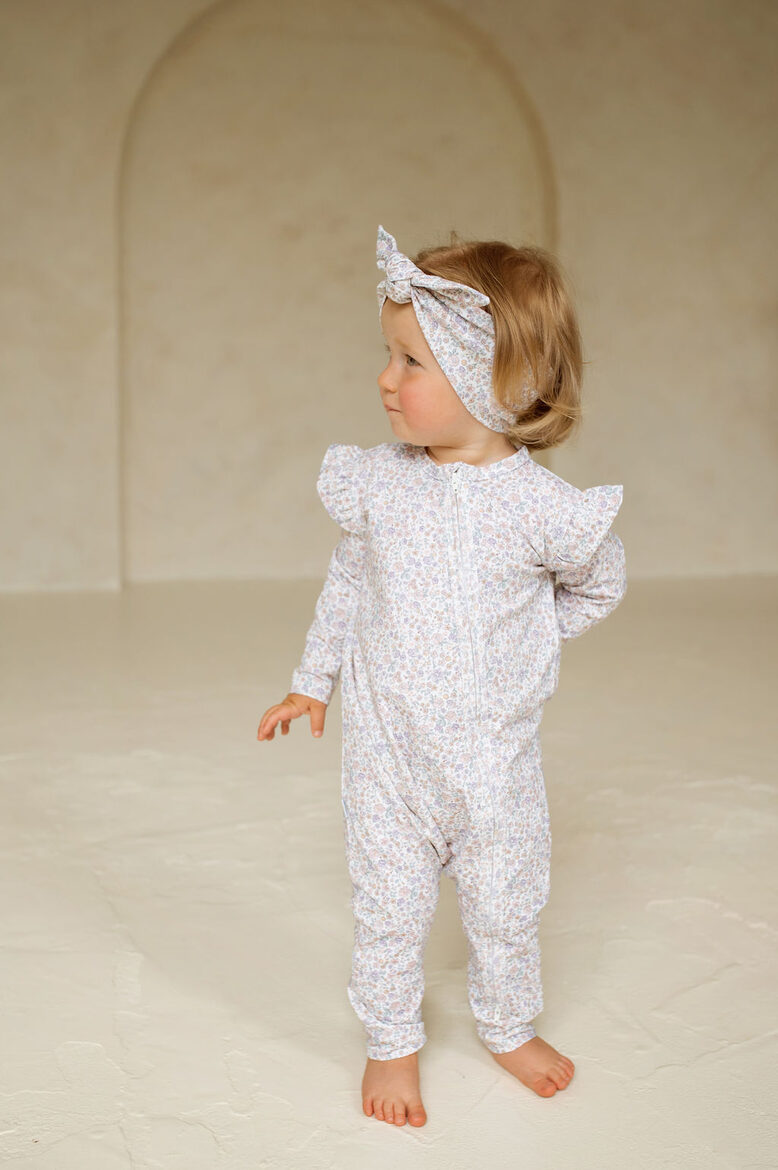 Baby Pyjamas Daydream With Delicate Floral Print