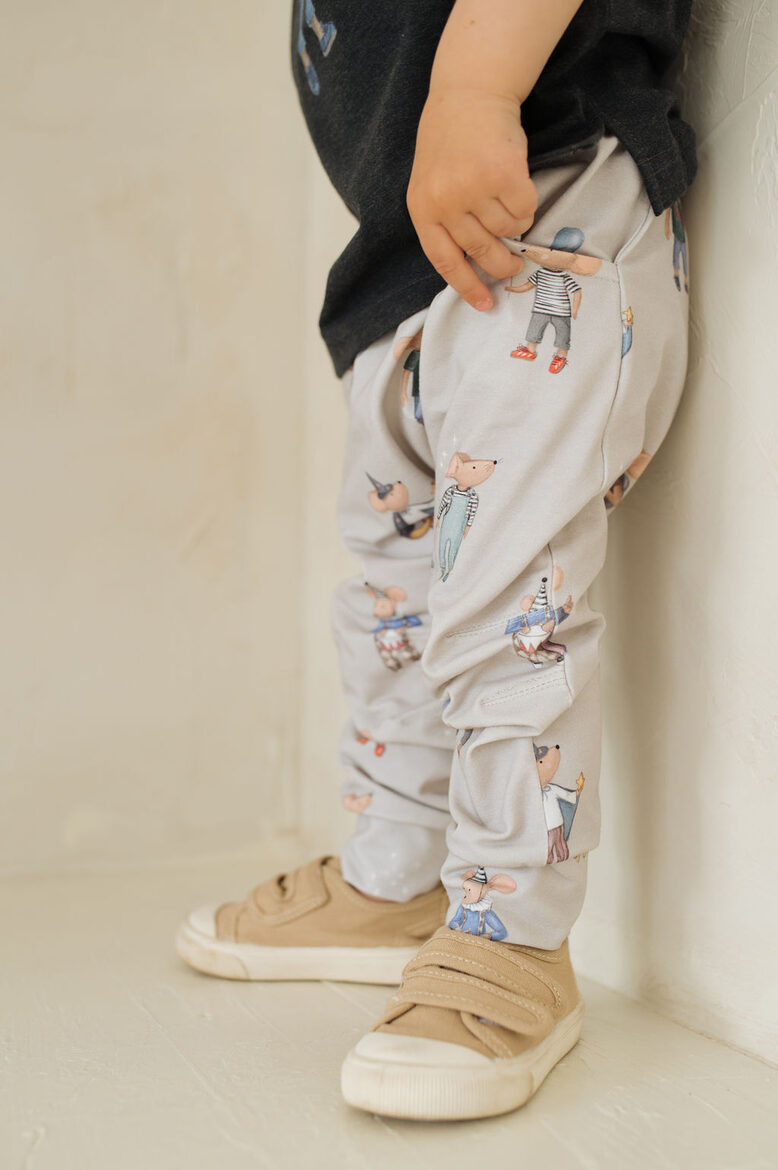 Puišu Bikses Little Mouse - Pelēkas