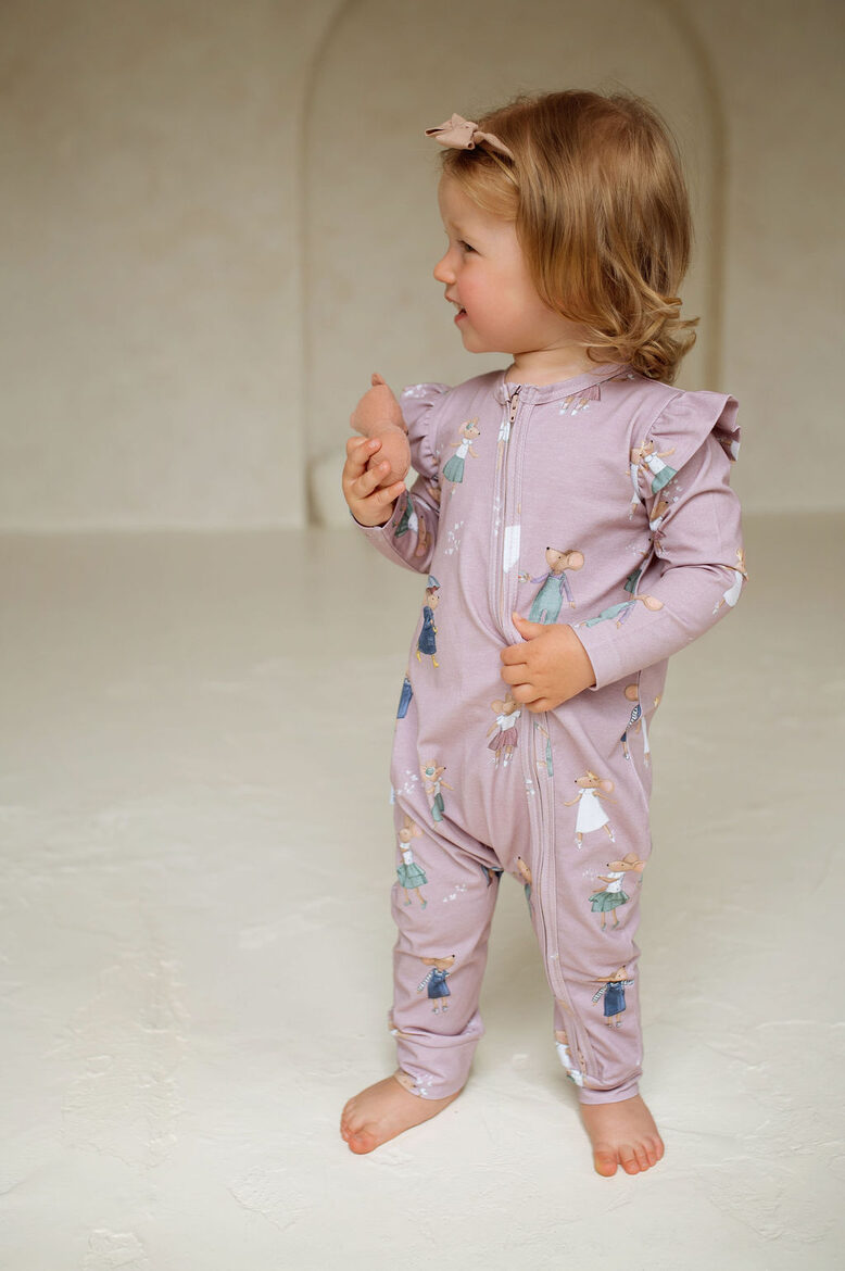 Baby Pyjamas Pink - Little Mouse