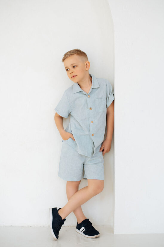 Button-Down Shirt - Soft Mint