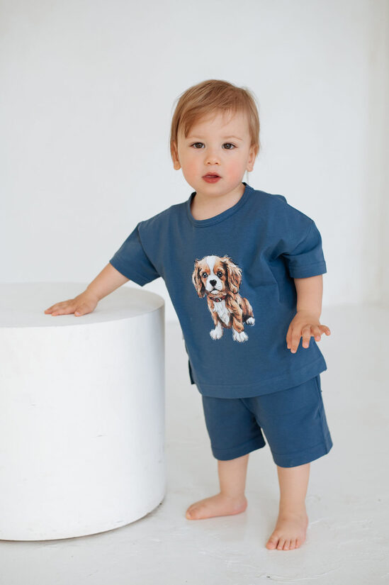 Kids Shirt - Cavalier / Royal Blue