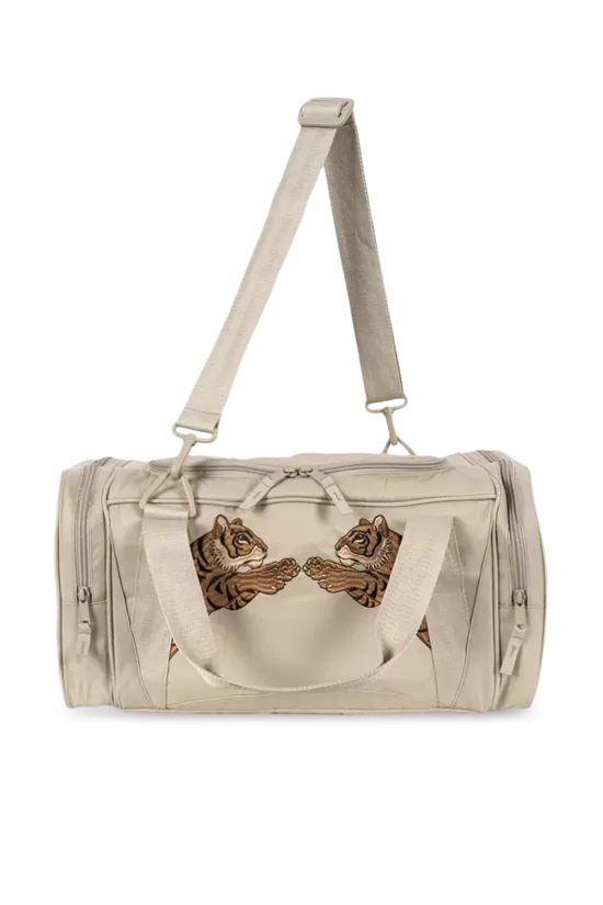 Grey Weekend Bag With Print - Konges Slojd - KS105298