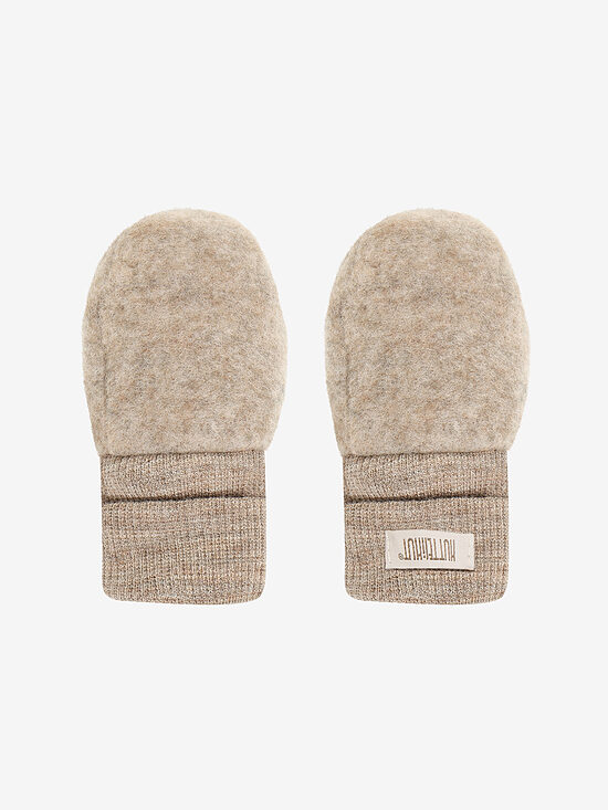 Mazuļu Merino Vilnas Flīsa Dūraiņi - Savannah Melange | HUTTEliHUT 481032-2047