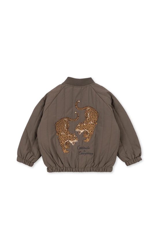 Bērnu termojaka Juno Bomber - Walnut - Konges Slojd