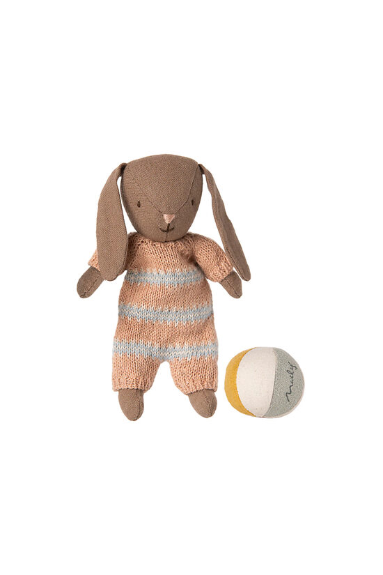 Bunny Set, Micro - Brown / Dusty Rose | Maileg 16-5032-00