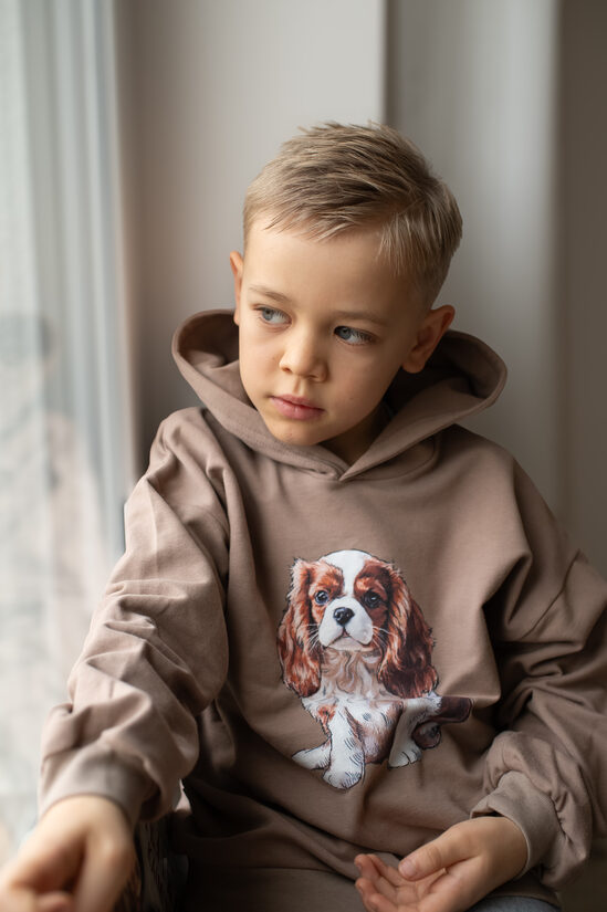 Hoodie - Cavalier, Brown