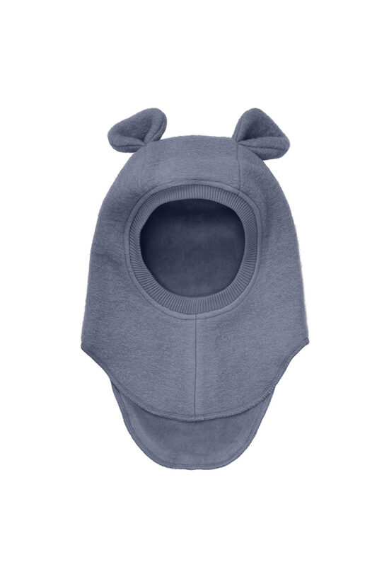 Wool Balaclava with Teddy Ears - Folkstone Gray | HUTTEliHUT