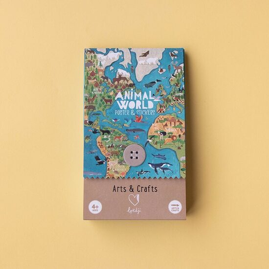 Activity - Animal World  Poster & Stickers | Londji 