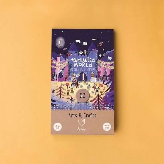 Aktivitāte Enchanted Poster & Stickers - Burvju Pils | Londji