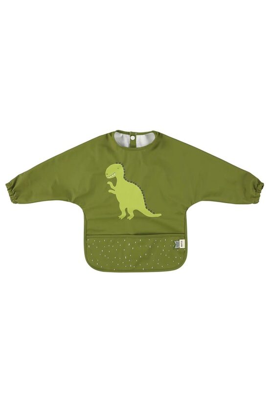 Waterproof Long Sleeve Bib - Mr. Dino - Trixie