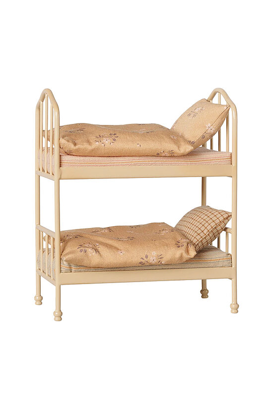 Metal Bunk Bed for Mice, Mouse - Wheat | Maileg 11-6101-00